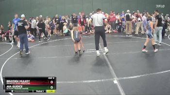 85 lbs Quarterfinal - Brayden Mulkey, Palmetto State Wrestling vs Ava Guidice, Kc Elite Training Center