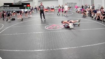 67 lbs Quarterfinals (8 Team) - Hayzen Rittenhouse, The Factory vs Ty Cox, West Forsyth Wrestling Club