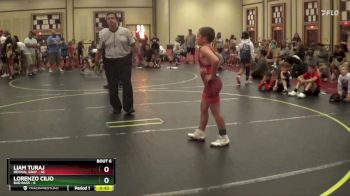 75 lbs Round 3 (4 Team) - Liam Turaj, Revival Gray vs Lorenzo Cilio, Bad Bass