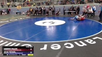 98 lbs Cons. Semi - Kevin Michael, Soldotna Whalers Wrestling Club vs Andrew Wilcox, Chugach Eagles Wrestling Club