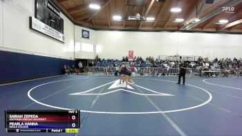 160 lbs Cons. Round 2 - Sariah Zepeda, Southern Oregon University vs Pearla Hanna, Menlo College