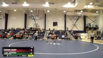 149 lbs Cons. Round 2 - Luke Jaworski, Cornerstone vs Nathan Young, Rochester University