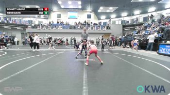 52-55 lbs Quarterfinal - Bennett Grose, Ponca City Wildcat Wrestling vs Aiden Davis, Kingfisher YellowJackets