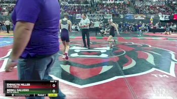 G - 100 lbs Champ. Round 2 - Berkli Salusso, Butte (Girls) vs Emmalyn Miller, Baker (Girls)