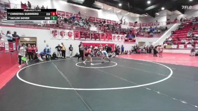 HS 115 lbs Quarterfinal - Christina Guerrero, EISENHOWER vs Taylor Dover, NORMAN