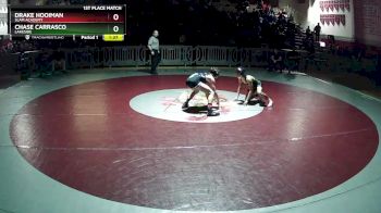 120 lbs 1st Place Match - Chase Carrasco, Lakeside vs Drake Hooiman, SLAM Academy
