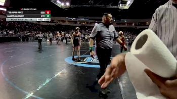 4A 114 lbs Quarterfinal - Isaiah Ruiz, Bernalillo vs James Moore, Aztec
