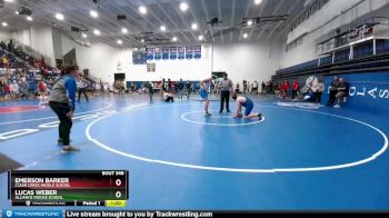 215 lbs Cons. Semi - Lucas Weber, Alliance Middle School vs Emerson Barker, Clear Creek Middle School