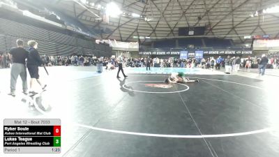 150 lbs Quarters - Ryker Soule, Askeo International Mat Club vs Lukas Teague, Port Angeles Wrestling Club