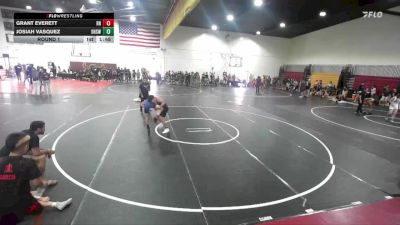 99-108 lbs Round 1 - Josiah Vasquez, Downey High School Wrestling vs Grant Everett, Riverside Rascals