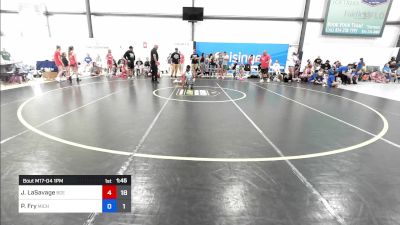 36 kg Rr Rnd 4 - Julianna LaSavage, Badger Girls Elite vs Piper Fry, Michigan Rev Girls Blue