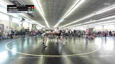 152 lbs Round Of 16 - Joey Burg, Clarence Center vs Eric McLean, Webster