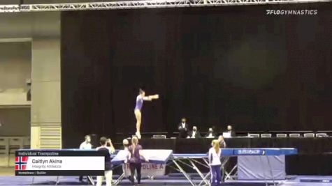 Caitlyn Akina - Individual Trampoline, Integrity Athletics - 2021 USA Gymnastics Championships