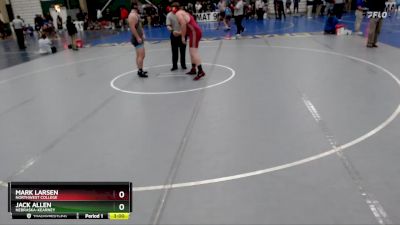 285 lbs Champ. Round 2 - Mark Larsen, Northwest College vs Jack Allen, Nebraska-Kearney