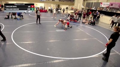 14U - 115 lbs 1st Place Match - Declan Dahl, Anoka Youth Wrestling vs William Dircks, Scoring Edge Wrestling Center