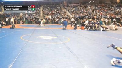 1A/2A 138 Quarterfinal - Zachary Loveless, American Leadership Academy - Johnston vs Chris Pometto, Elkin