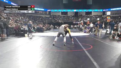 157 lbs Consi Of 16 #2 - Dylan Tirapelle, Clovis (CS) vs Isaac Padilla, Pitman (SJ)