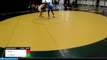 157 lbs Champ. Round 3 - Samajay Alboyd, Pratt Community College vs Carlos Meza, Sierra College