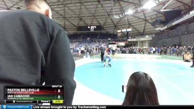 37-40 lbs Semifinal - Paxton Belleville, Shelton Wrestling Club vs Ian Camacho, Warden Elite Wrestling