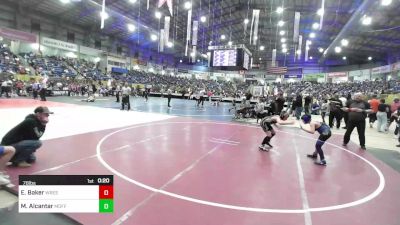 78 lbs Consi Of 8 #2 - Easton Baker, Wrestle To Win vs Mateo Alcantar, Moffat County Youth Wrestling