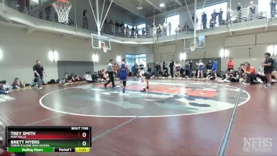 175 lbs Champ. Round 3 - Trey Smith, Post Falls vs Brett Myers, Coeur D`Alene High School