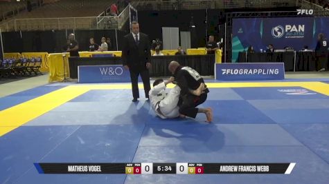 Andrew Francis Webb vs Matheus Vogel 2025 Pan Jiu Jitsu IBJJF Championship