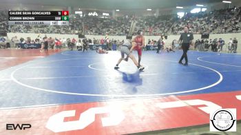113 lbs Consi Of 32 #1 - Calebe Silva Goncalves, Tulsa Union vs Corbin Brown, Shawnee Wrestling