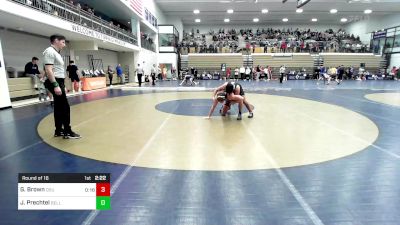 157 lbs Round Of 16 - Gavin Brown, Ohio State vs Jeb Prechtel, Bellarmine