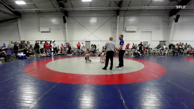 80 lbs Rr Rnd 3 - Bentley Melson, Backyard Brawlers Black ES vs Matthew Hanrahan, Level Up Wrestling ES