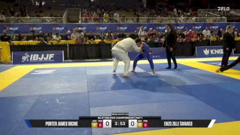 Porter James Richie vs Enzo Zilli Tavares 2026 Pan Kids Jiu-Jitsu IBJJF Championship