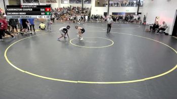 125 lbs Champ. Round 2 - Karrington Cooper, Trine vs Zacariah Reno, Manchester