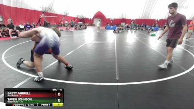 144 lbs Quarters & Wb (16 Team) - Brett Farrell, Waunakee vs Taven Johnson, Reedsburg