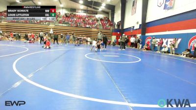 64 lbs Rr Rnd 4 - Brady Schulte, Winfield Youth Wrestling vs Louis Littleton, Collinsville Cardinal Youth Wrestling