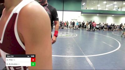 85 lbs Round Of 16 - Angelo Pifer, PA vs Brixton Archuleta, CA