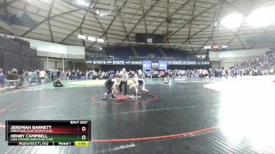 155 lbs Cons. Round 2 - Jeremiah Barnett, Wrestling Club Tacoma Slam vs Henry Campbell, Lake Stevens Wrestling Club