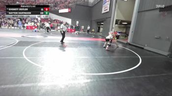 135 lbs Semifinal - Everett Zeitler, Gillett/Suring vs Dayton Hartmann, B.A.M Training Center