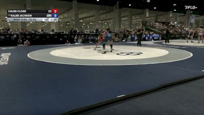 92 kg Champ. Rd Of 32 - Caleb Close, Eagle Training Center vs Kaleb Jackson, South Side Wrestling Club