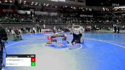 120 lbs Quarterfinal - Julian Michopoulos, Spazz Wrestling vs Amir Perry, Cordoba Trained