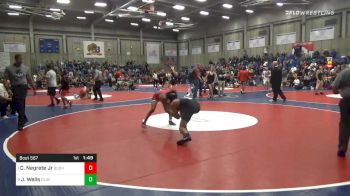 120 lbs Quarterfinal - Carlos Negrete Jr, Buchanan vs Justin Wells, Clovis North