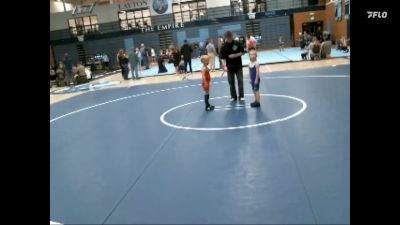 49-50 lbs Round 1 - Kelton Robinson, RWC - Roy Wrestling Club vs Slade Batty, Hook Em W.C