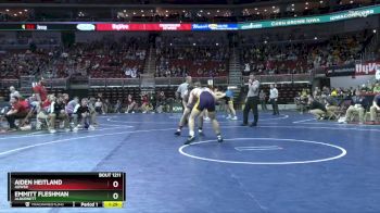 1A-215 lbs Champ. Round 2 - Aiden Heitland, AGWSR vs Emmitt Fleshman, Alburnett