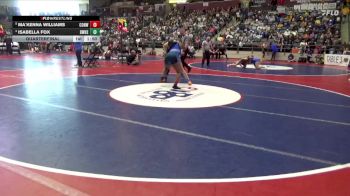 6A 170 lbs Quarterfinal - Ma`kenna Williams, CONWAY HIGH SCHOOL vs Isabella Fox, Bentonville West