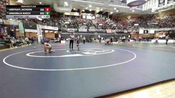 135 lbs Champ. Round 1 - Abbygayl Jackson, Oakley HS vs Annabelle Busch, Douglass Hs
