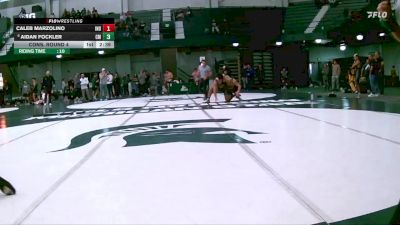 285 lbs Cons. Round 4 - Caleb Marzolino, Indiana vs Aidan Fockler, Central Michigan