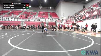 52 lbs Round Of 16 - Ethan Taylor, Unattached vs Noah Backus, Newkirk Takedown Club