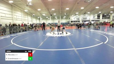 100 lbs Round Of 16 - Nathan Morales, Smitty's Wrestling Barn vs Reid Grandmason, Smitty's Wrestling Barn
