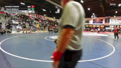 138 lbs 7th Place Match - Jackson Carson, Murrieta Valley vs Isaac Murillo, Chaparral