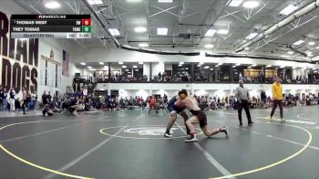 174 lbs Quarterfinal - Thomas West, Baldwin Wallace vs Trey Tobias, Trine