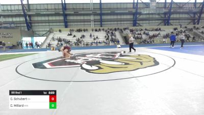 157A Rr Rnd 1 - Carter Schubert, Oklahoma vs Charlie Millard, Minnesota