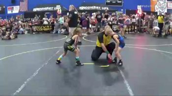 43 lbs Round 2 (6 Team) - Houston Hinz, Steel Valley vs Kennedy Turner, Ares